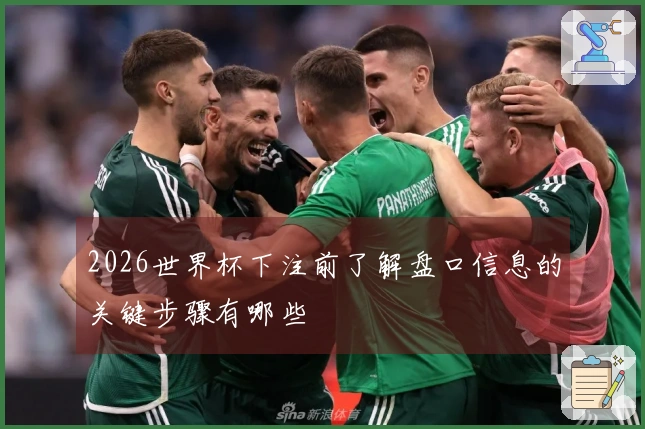 2026世界杯下注前了解盘口信息的关键步骤有哪些