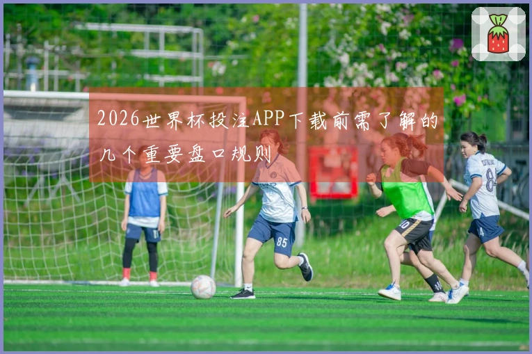2026世界杯投注APP下载前需了解的几个重要盘口规则